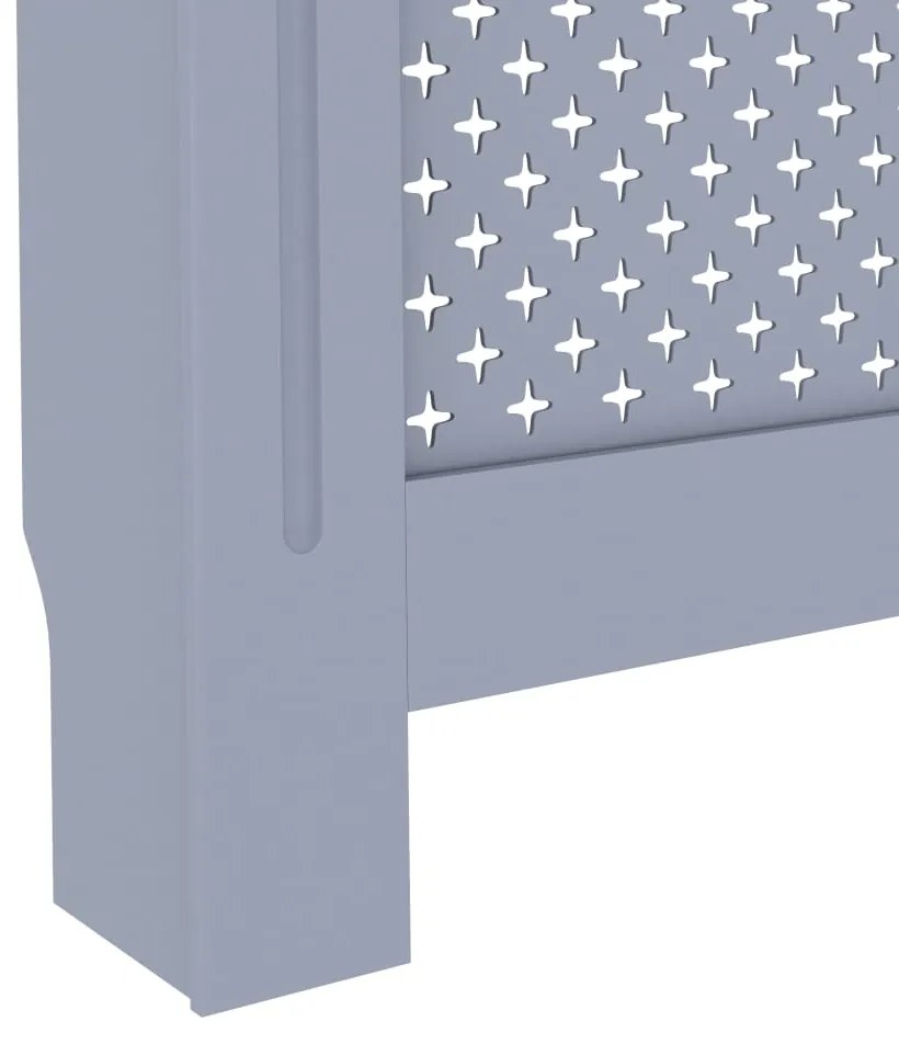 Cobertura de radiador 152x19x81,5 cm MDF antracite