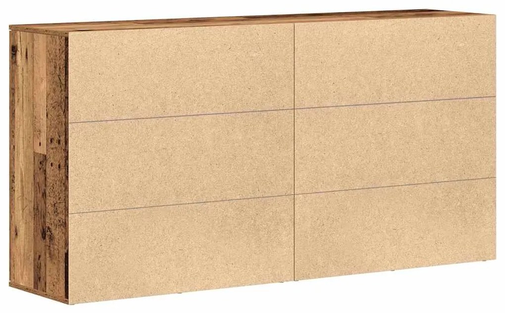 Cristaleiras 2 pcs Madeira Velha 79x38x80 cm Madeira Derivada