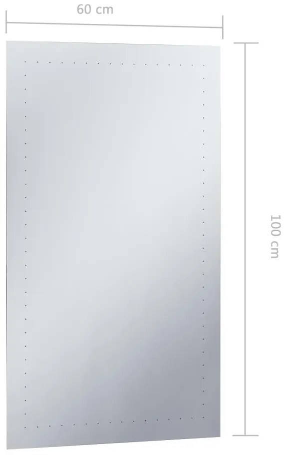 Espelho de parede LED para casa de banho 60x100 cm