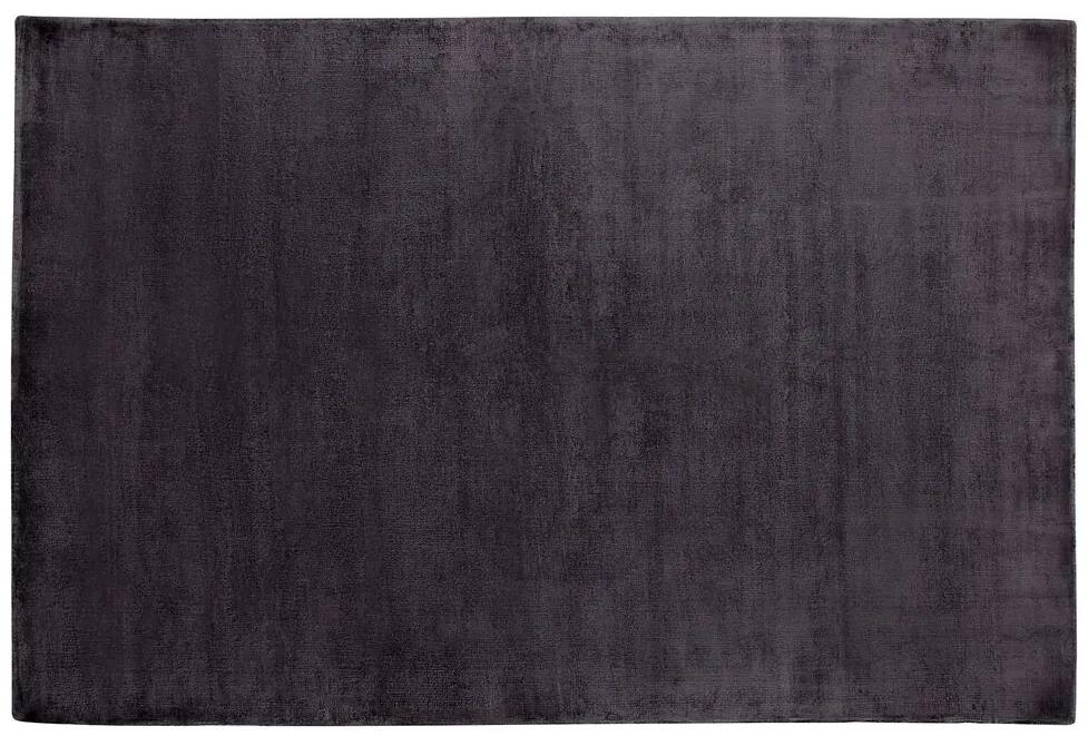 Tapete de pelo curto cinzento escuro 160 x 230 cm GESI II Beliani
