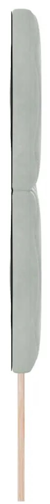 Cabeceira LED com Design de Blocos de Diamante em Cinza Claro, 144 cm