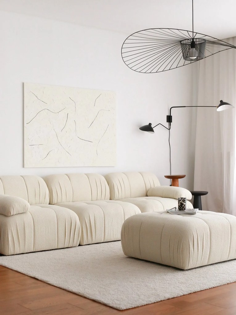 Sofá de Canto Soli – Branco – 267x74x149 cm