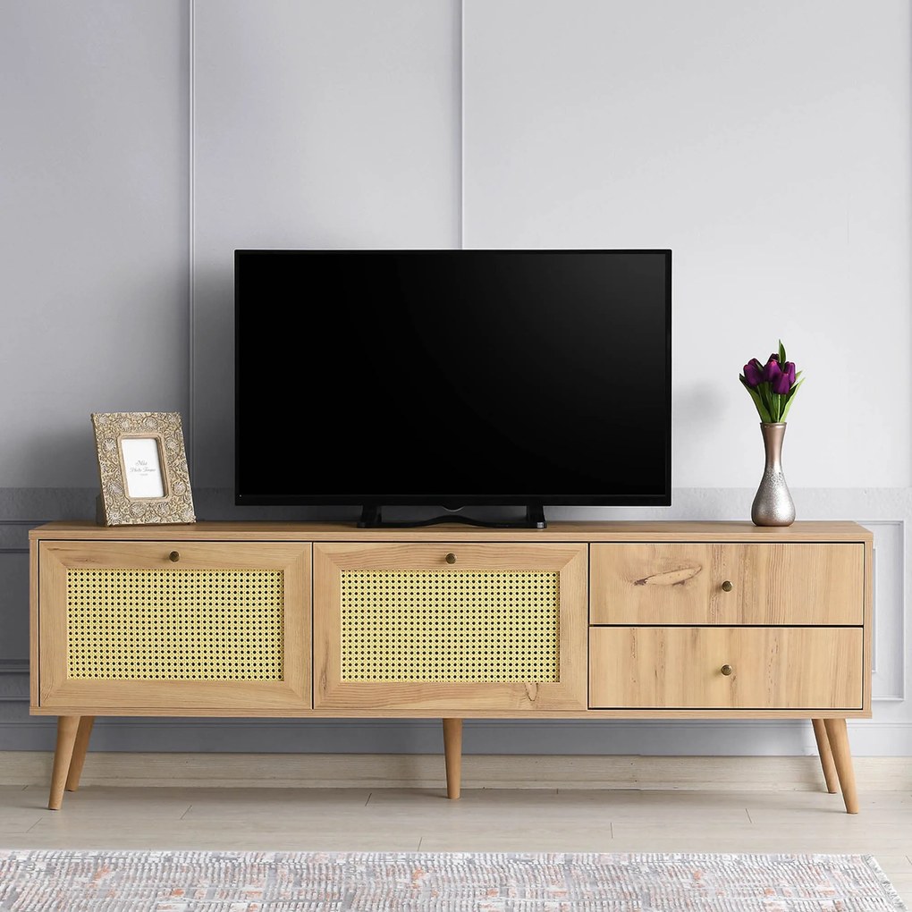 Móvel TV Patara – Carvalho – 180x60x40 cm