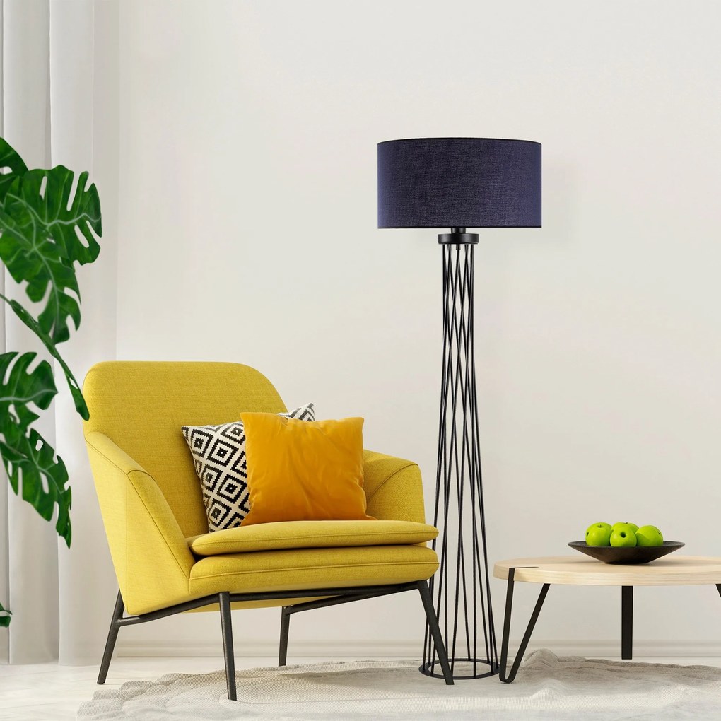 Candeeiro de Pé Tall – Antracite – 50x175x50 cm