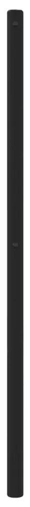 Cabeceira de cama 75 cm metal preto