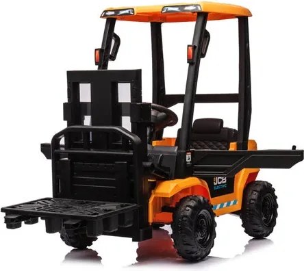Empilhador elétrico JCB para crianças – 12V com verdadeira função de elevação e condução