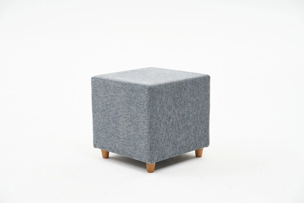 Pouffe Ranma Gabbana – Cinzento – 40x40x40 cm