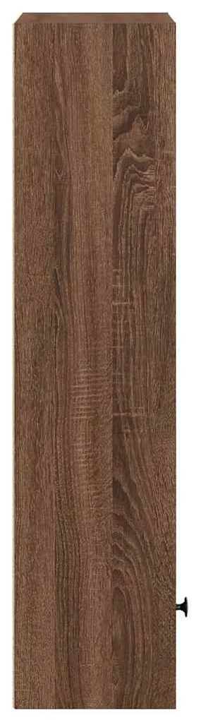 Estante 31x24x102 cm derivados de madeira carvalho castanho