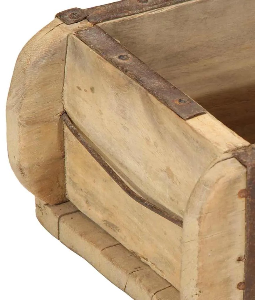Bandejas vidaXL 4 pcs 60,5x15x9 cm Madeira Sólida Reciclada