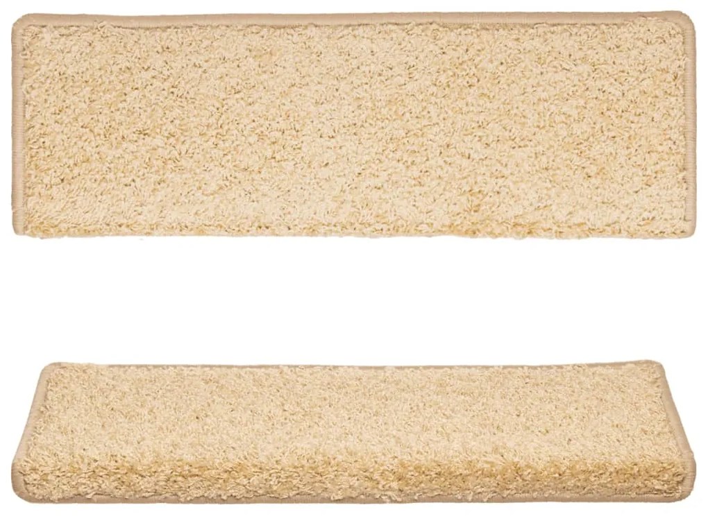 Tapete/carpete para degraus 15 pcs 65x21x4 cm castanho