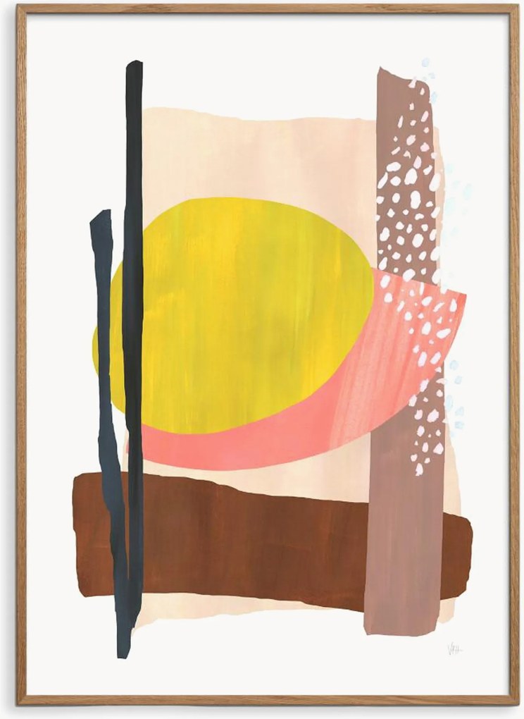 Impressão digital emoldurada Ortus