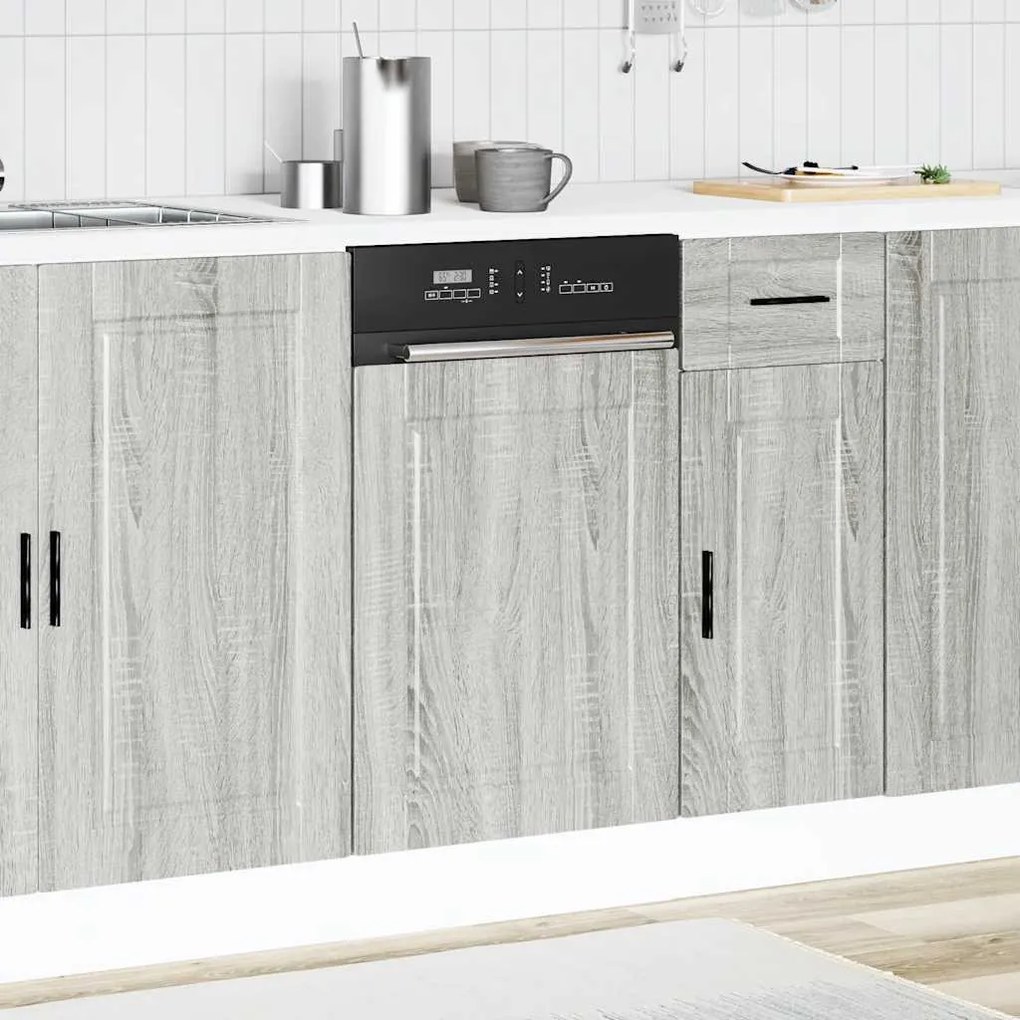 Painel máquina lavar louça Porto cinzento sonoma 45x1,5x67 cm