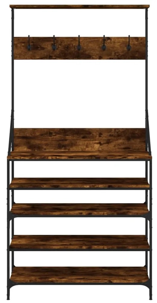 Conjunto de Entrada - Bengaleiro c/ arrumação de calçado 90x34x184 cm