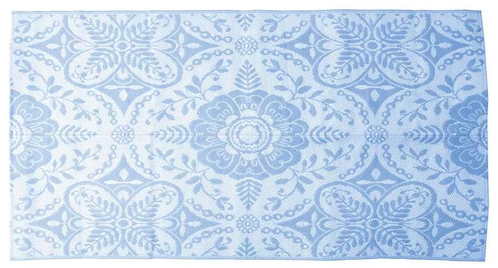 Tapete de exterior 120x180 cm ARAKIL PP azul-bebé