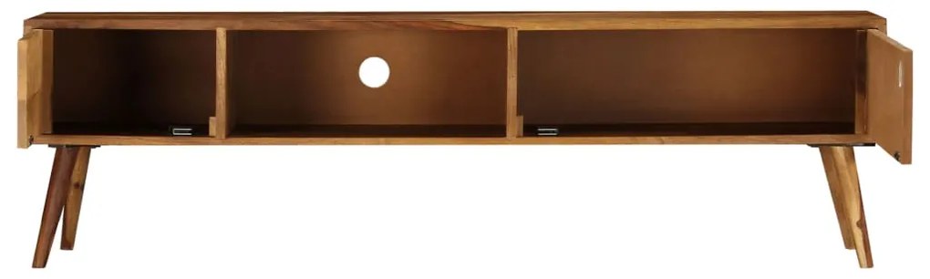Móvel de TV 140x30x40 cm madeira de acácia maciça
