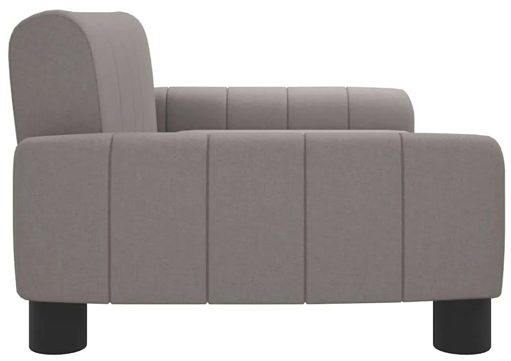 Cama para cães 70x45x30 cm tecido cinzento-acastanhado