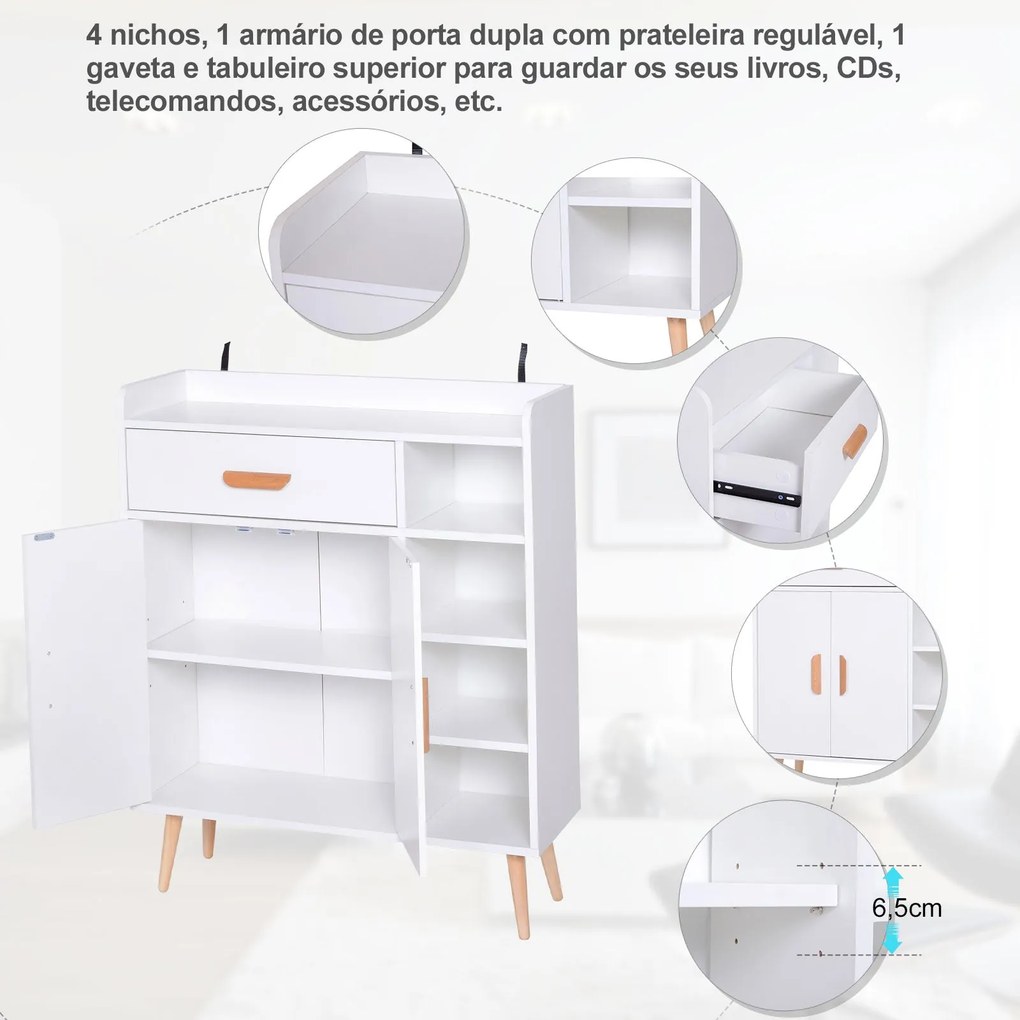 Aparador Brady de 80 cm - Design Nórdico