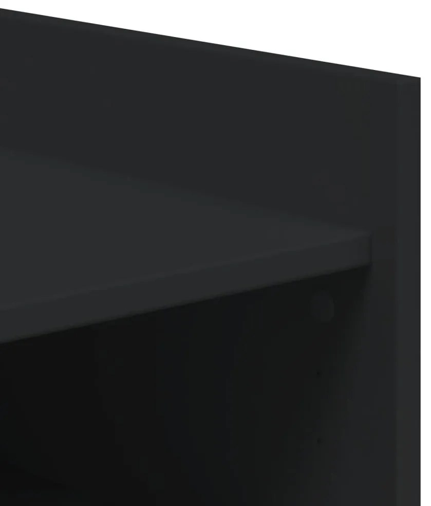 Sapateira 74,5x37,5x100 cm derivados de madeira preto