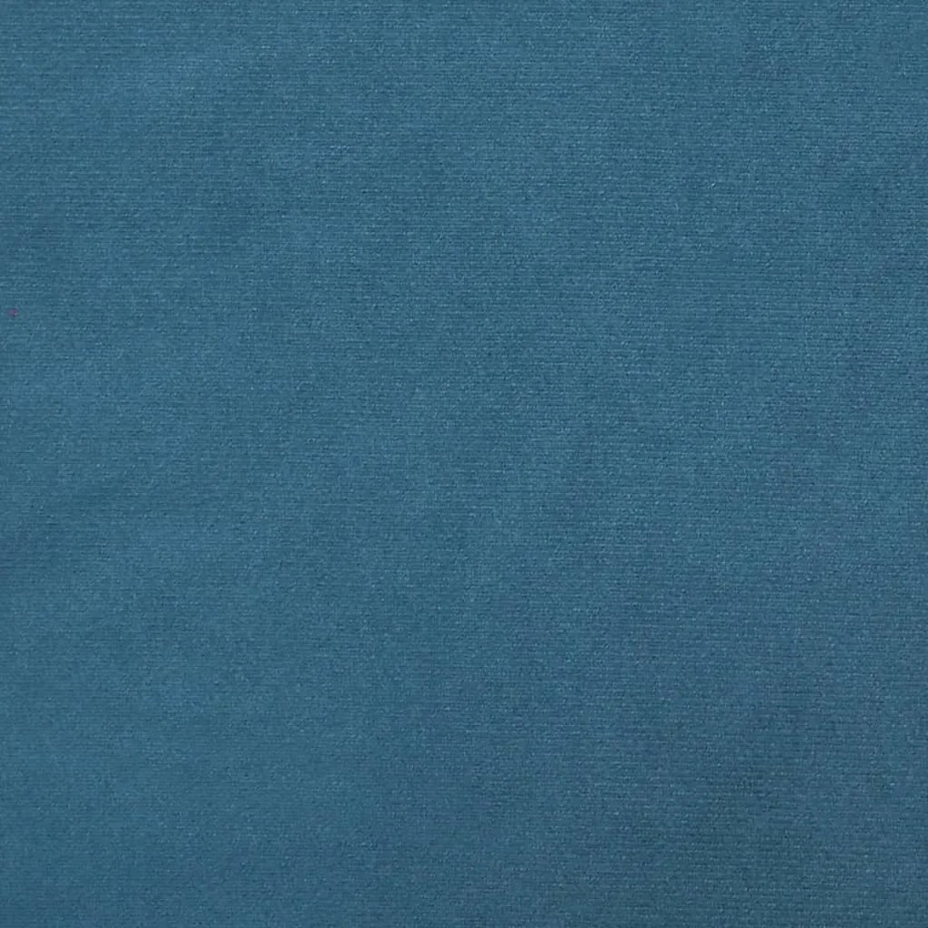 Cama boxspring com colchão 120x190 cm veludo azul-escuro