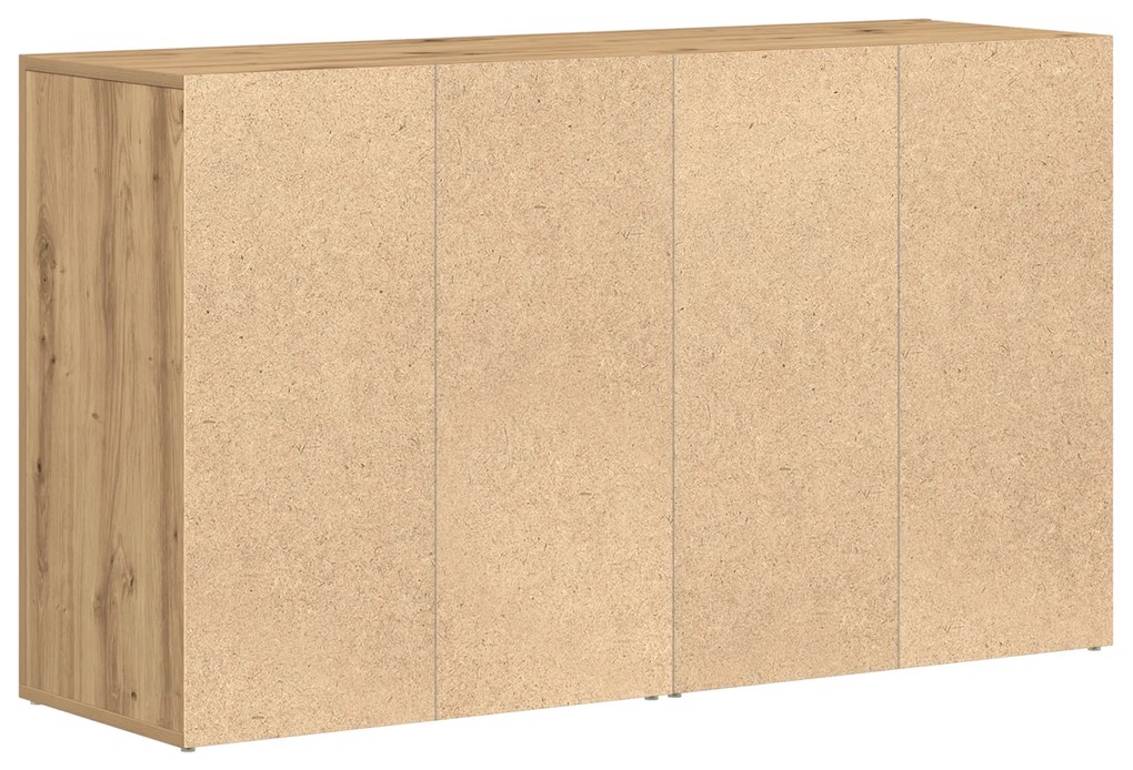 Buffet vidaXL Carvalho Artesanal Madeira engenheirada 120 x 36 x 69 cm