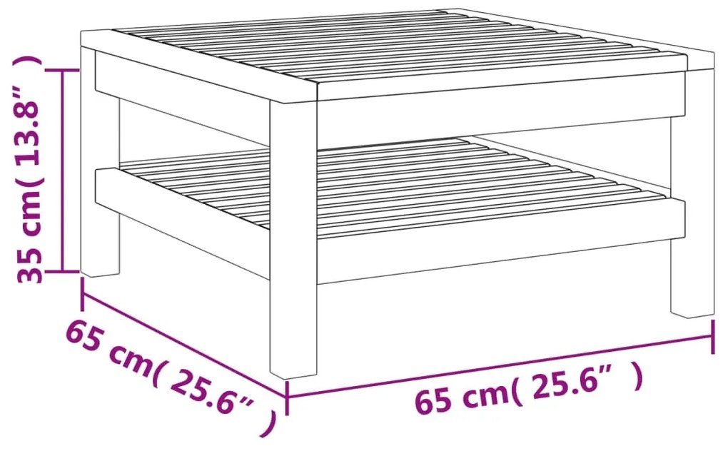 9 pcs conjunto lounge de jardim com almofadões acácia maciça
