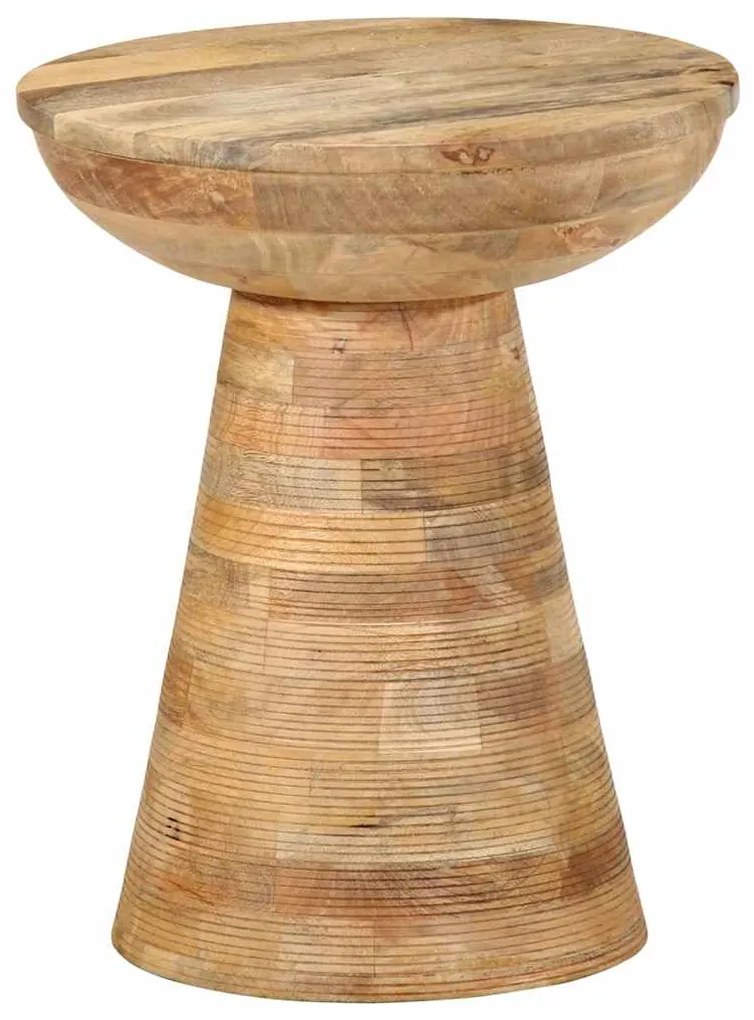 Mesa de apoio Ø37x45 cm madeira de mangueira maciça