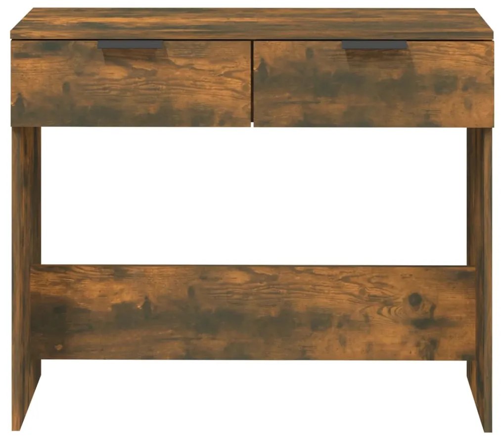 Mesa consola 90x36x75 cm derivados de madeira carvalho fumado