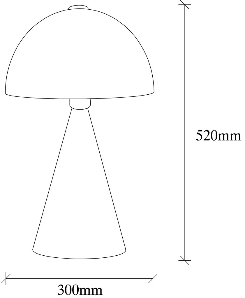 Candeeiro de Mesa Dodo – Prateado e Turquesa – 30 x 30 x 52 cm
