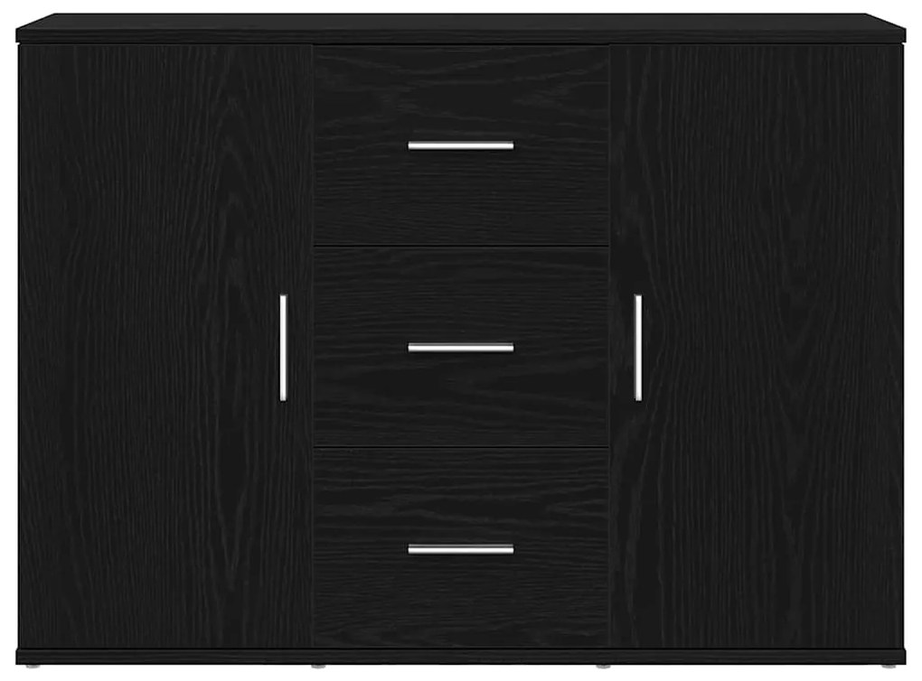 Aparador 91x29,5x65 cm derivados de madeira carvalho preto