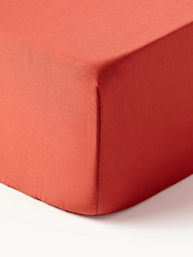 Lençol em cetim de algodão com elástico boxspring Comfort