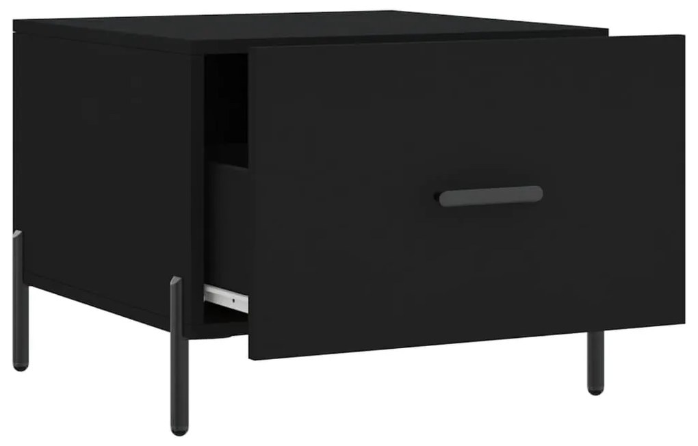 Mesa de centro 50x50x40 cm derivados de madeira preto