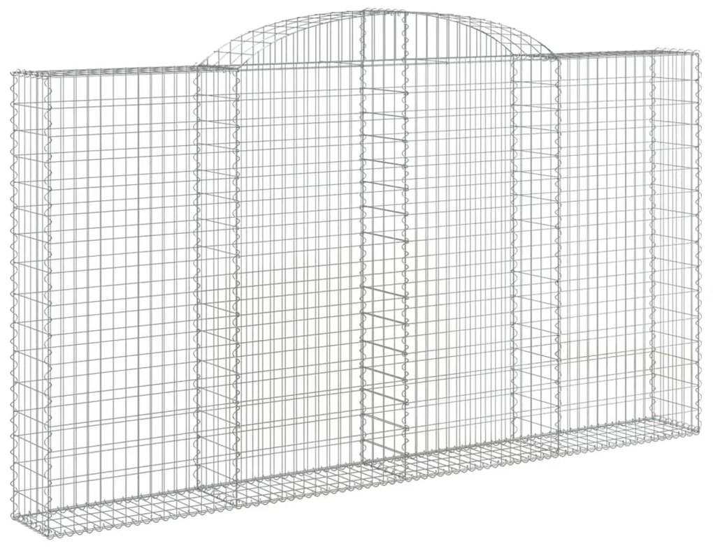 Cestos gabião arqueados 5pcs 300x30x160/180cm ferro galvanizado