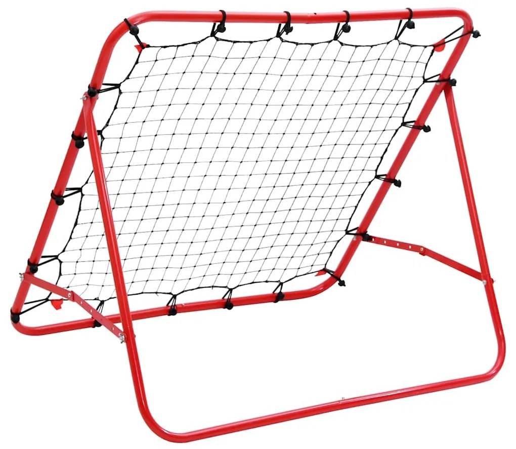 Rede de ressalto para futebol ajustável 100 x 100 cm