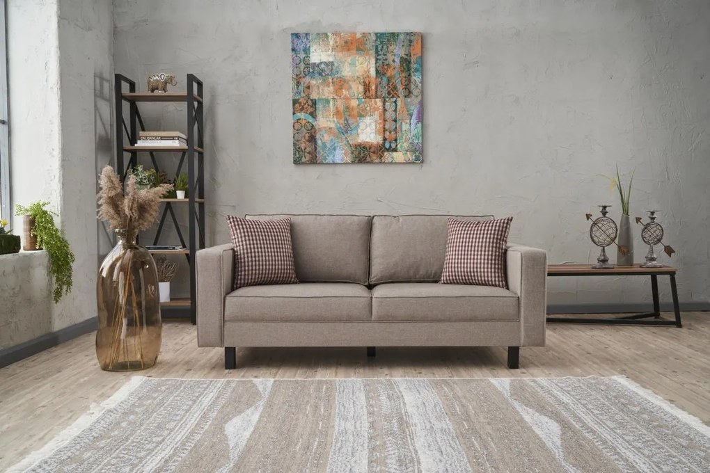 Sofá de 2 Lugares Kale – Creme – 180 cm x 83 cm x 91 cm