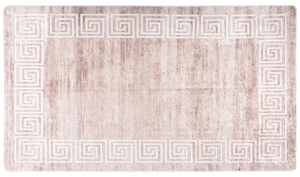 Tapete lavável antiderrapante 190x300 cm bege