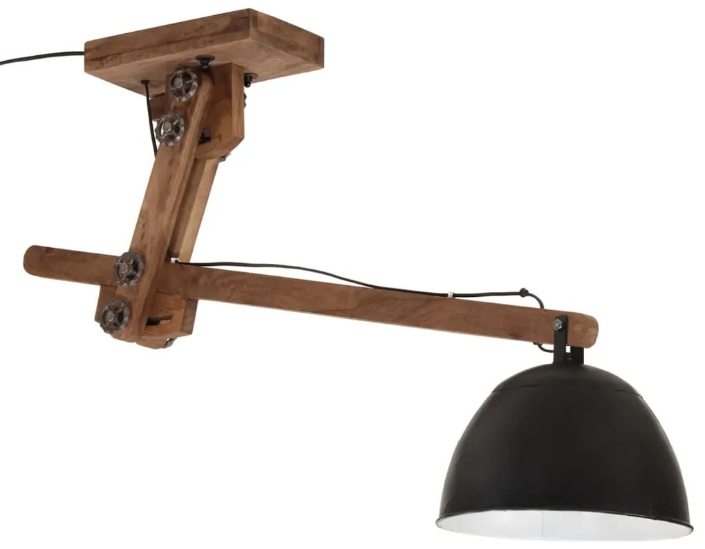 Candeeiro de teto 25 W 105x30x65-108 cm E27 preto