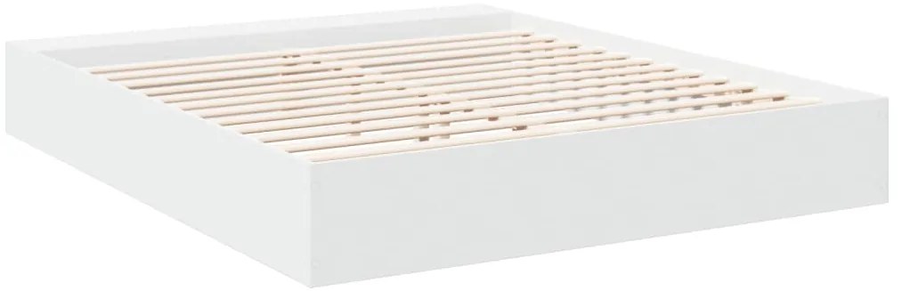 Estrutura de cama 180x200 cm derivados de madeira branco