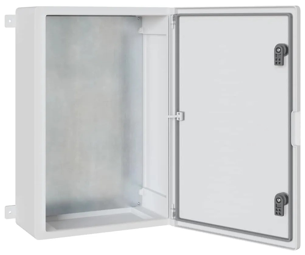Armário de Controle IP65 à Prova d'Água Cinza 40x20x60 cm Plástico ABS