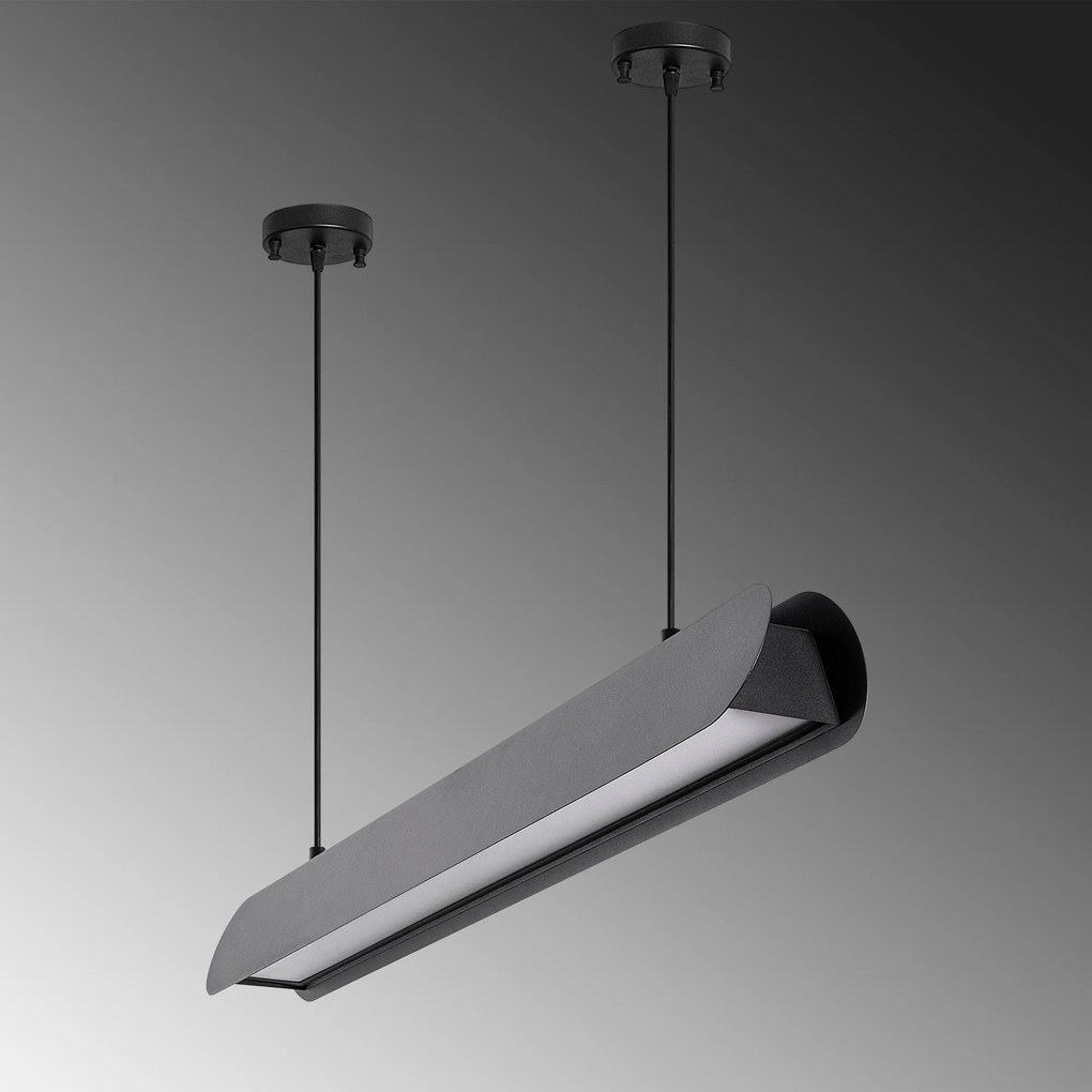 Chandelier Ens – Preto – 109 cm x 10 cm x 130 cm