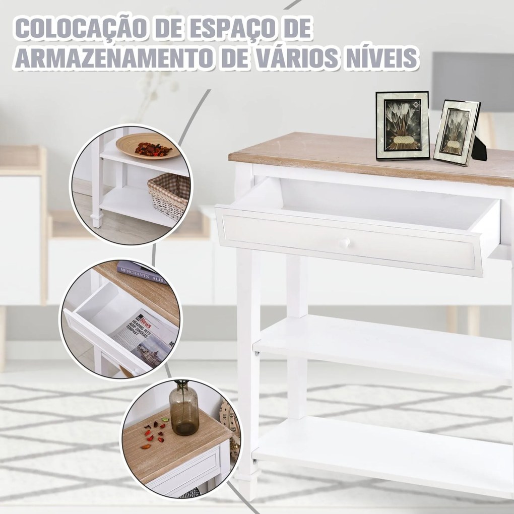 Consola de Entrada Luris - Design Retro