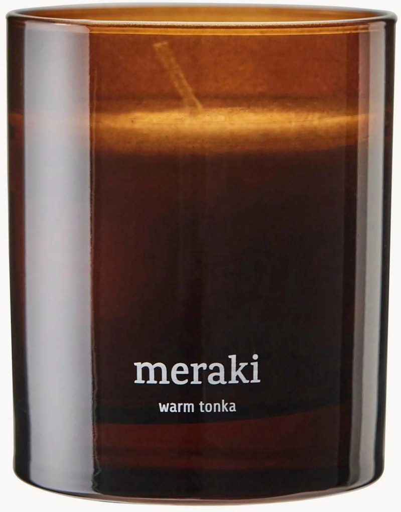 Vela perfumada Warm Tonka (toranja, rosa, âmbar)