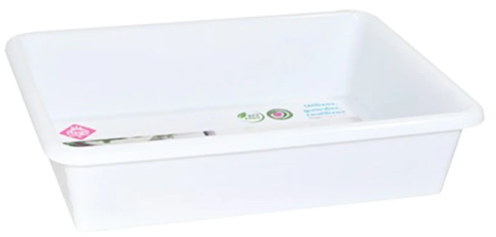 Tabuleiro Plástico Frigo Oporto Branco 4l 34X27X6cm