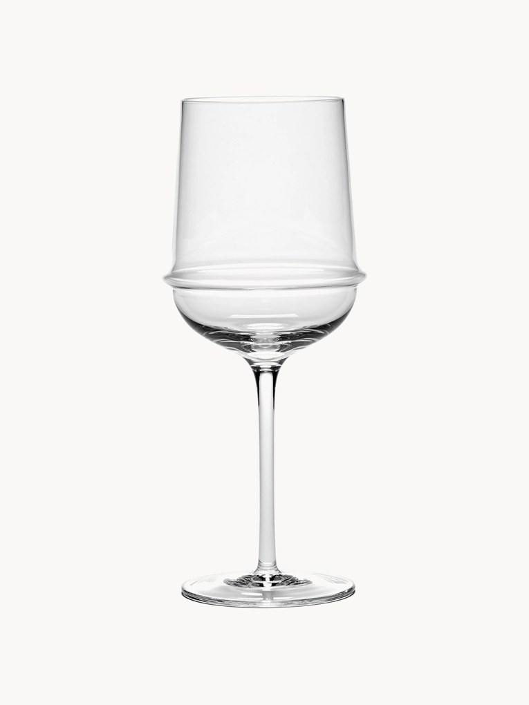 Serax x Kelly Wearstler, Copos de vinho branco artesanais Dune, conjunto de 4