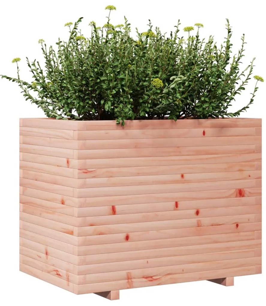 Vaso/floreira de jardim 90x60x72 cm madeira de douglas maciça