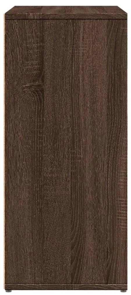 Aparadores 2 pcs 60x31x70cm derivados madeira carvalho castanho