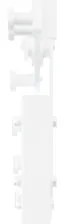 Porta Deslizante vidaXL com Conjunto de Ferragens Branco 93x202 cm Mad