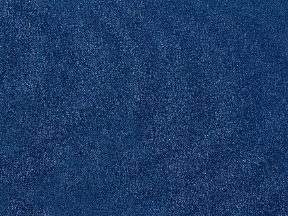 Capa de poltrona de veludo azul BERNES Beliani
