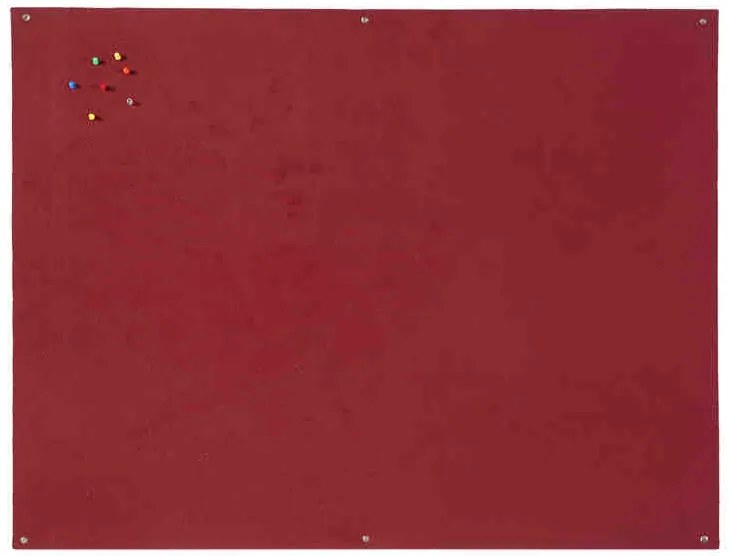 Quadro Expositor Feltro Retardador de Chama 90x120cm Bordeaux S/ Moldura