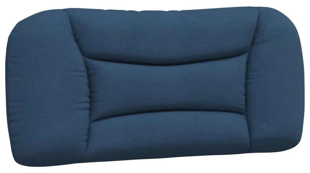 Cama com colchão 90x190 cm tecido azul