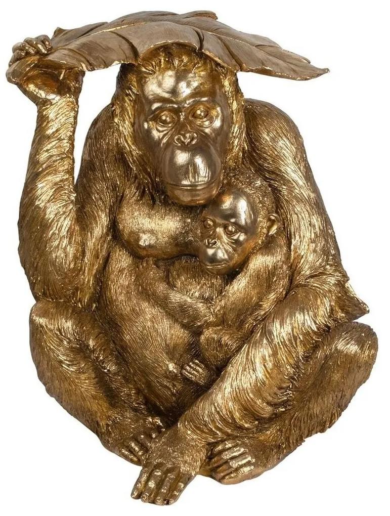 Estatuetas Signes Grimalt  Orangotango Dourado